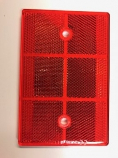 Reflector rood      40 x 180 mm