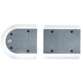 Verkeersheuvel Separ 50 - verlengstuk grijs/wit -