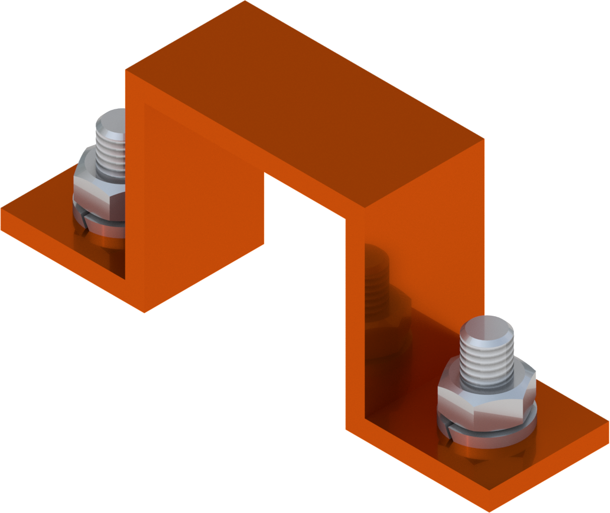 Beugel voor borden SB 250 40 x 40 mm, aluminium, grijs