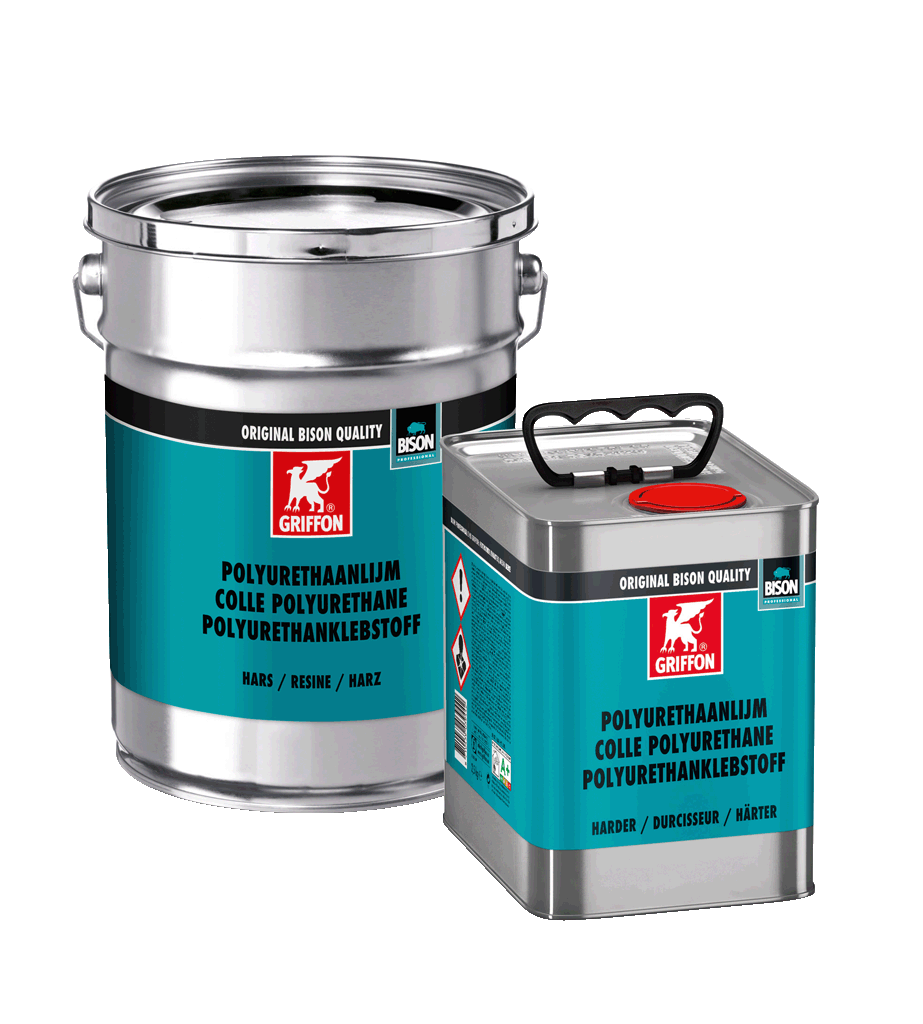 Vullende, watervaste,2 componenten montagelijm op basis