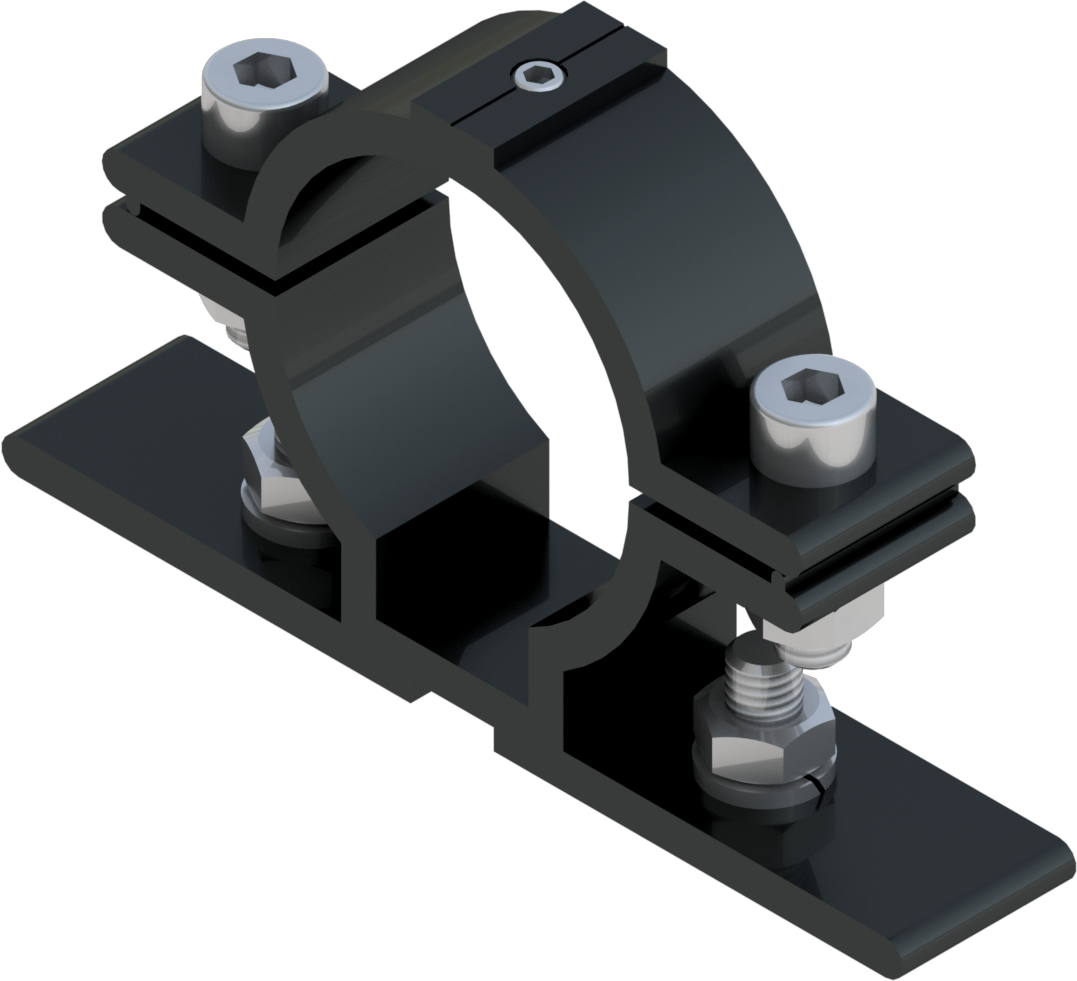 Beugel SB 250 diameter 51 mm - grijs RAL 7043