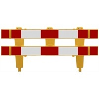 Afzethek Polgard geel enkelzijdig R/W DG 2500 mm