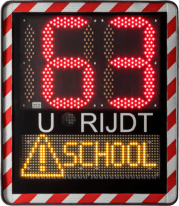 I-SAFE 2 snelheidsinformatiebord - incl. stroomregelaar