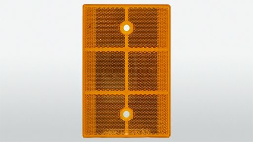 Reflector oranje   80 x 120 mm