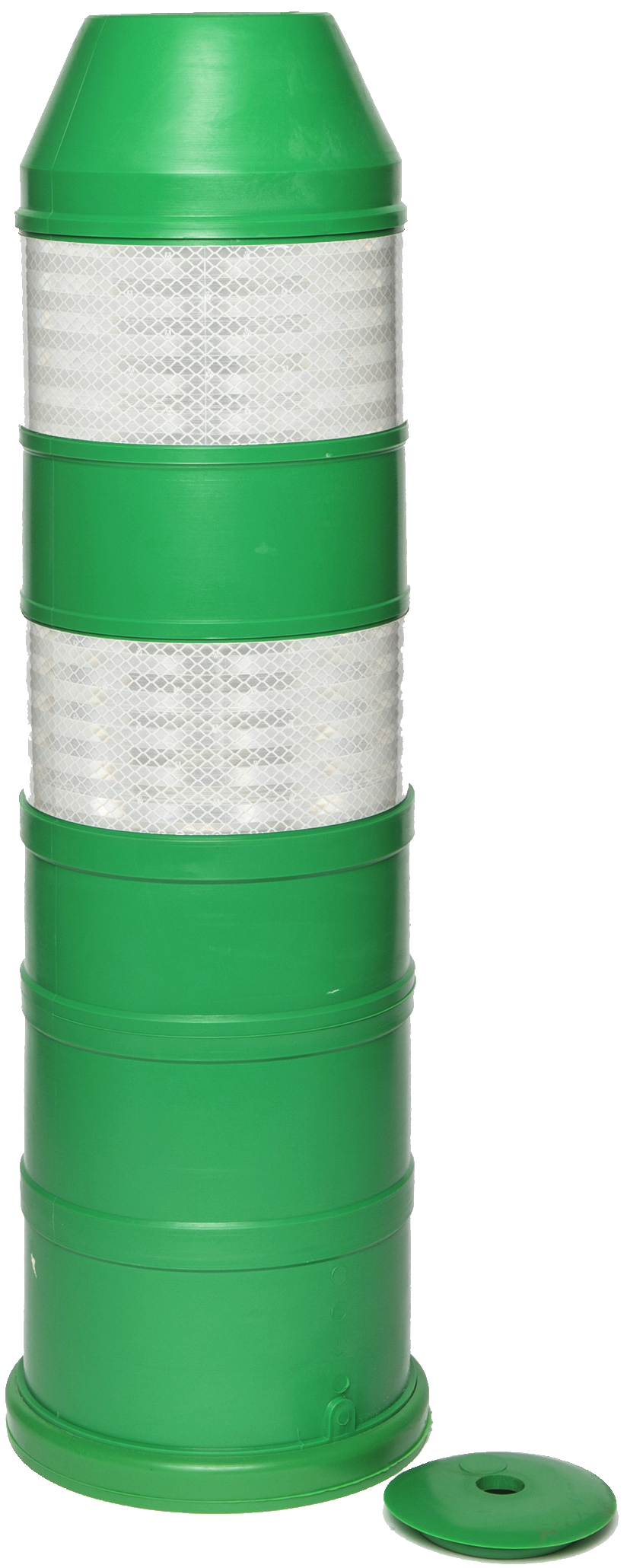 Plooibaken groen d.220mm - H:750mm - folie klasse II