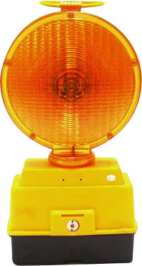 Blitslamp Starflash GEEL 2000 LED met anti-diefstalbeugel