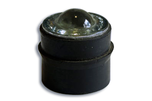 Glasbolreflector diam. 50 mm - WIT