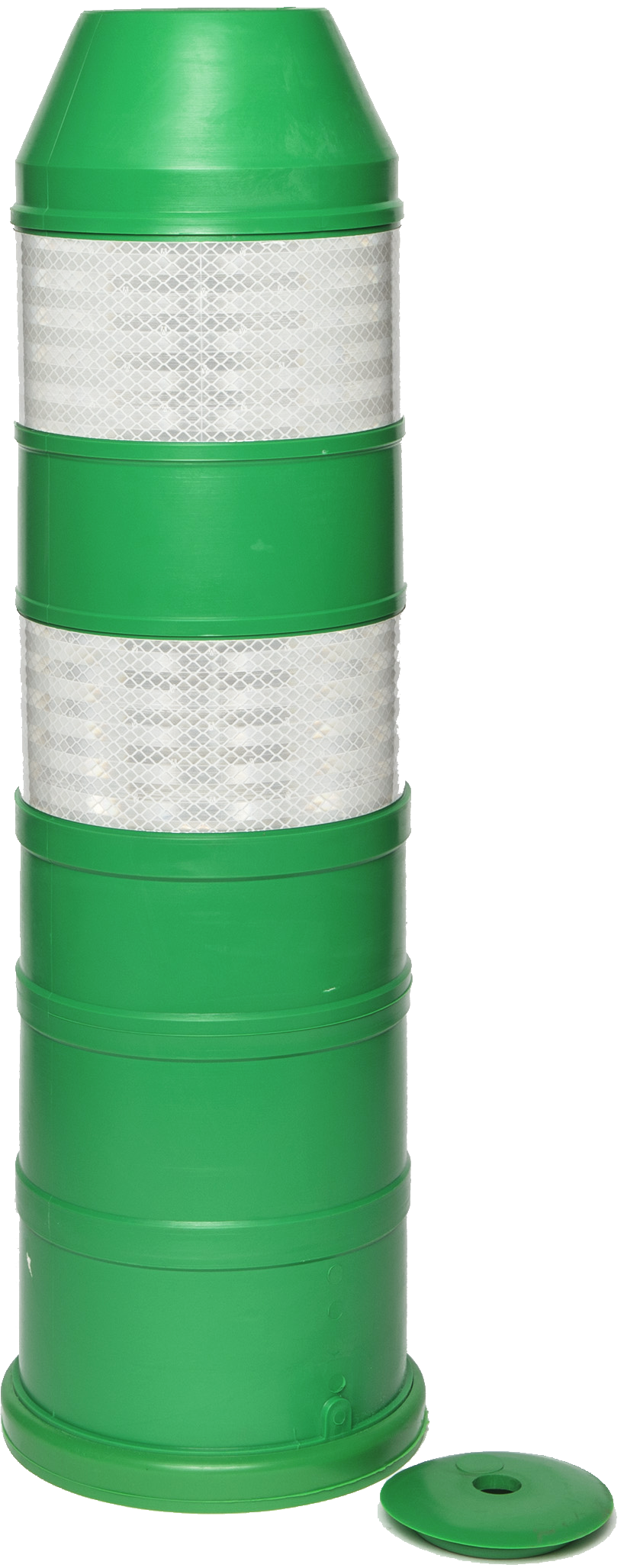 Plooibaken groen d.220mm - H:750mm - folie klasse III