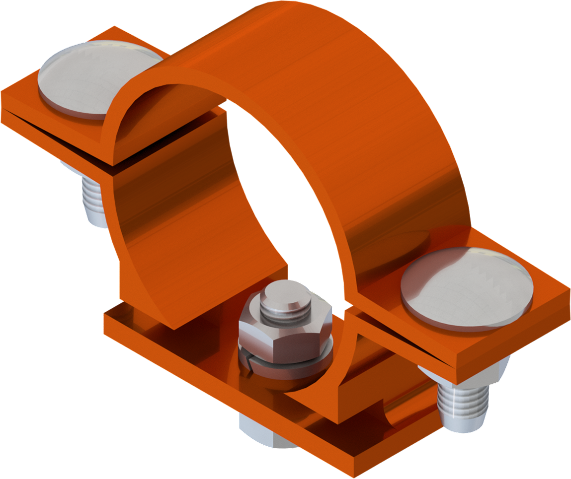 Beugel SB250 diameter 51 mm voor type  x - oranje RAL 2009